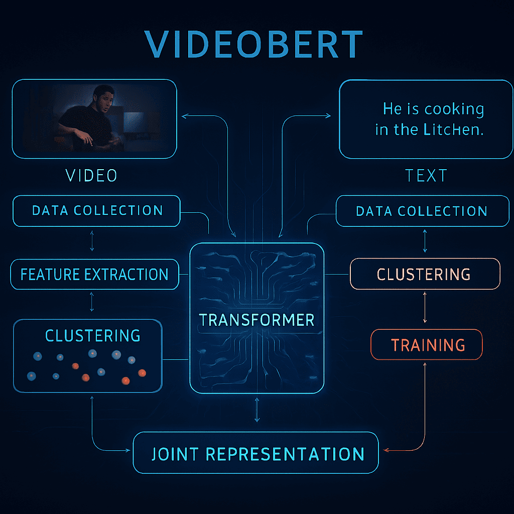 MasterProject: VideoBERT for Video-Text Representation Learning